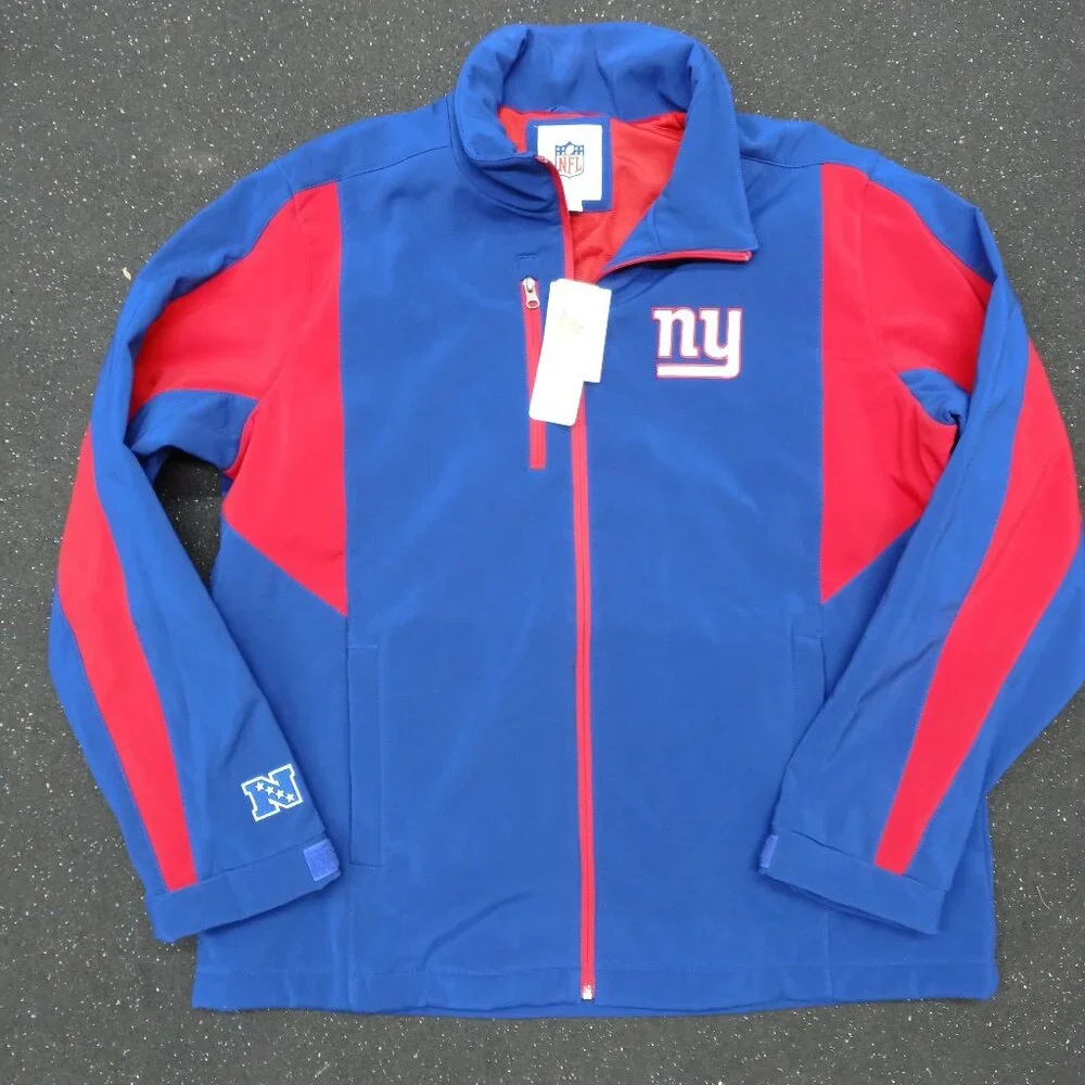 NEW YORK GIANTS NFL Team Apparel Jacket NEW NWT Men's XL